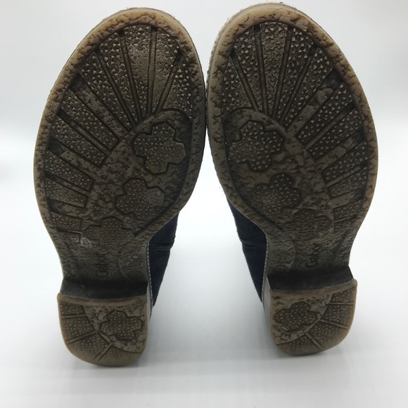 Gabor Chelsea Pescara Navy Blue Suede Boots Sz 5.5 - Picture 5 of 8